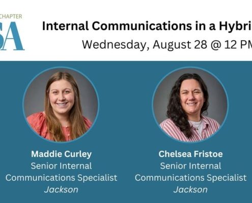 Join Central Michigan Public Relations Society of America for their event 'Internal Communications in a Hybrid World' on August 28 at 12 p.m.